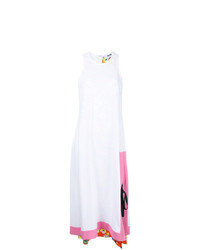 Белое платье-миди от MSGM