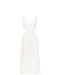 Белое платье-миди от Olympiah