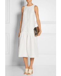 Белое платье-миди от Tibi