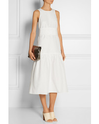 Белое платье-миди от Tibi