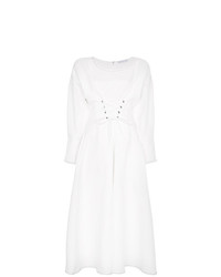 Белое платье-миди от Rejina Pyo