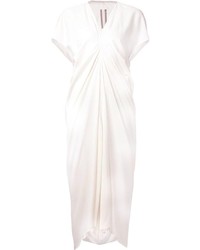 Белое платье-миди от Rick Owens