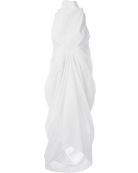 Белое платье-миди от Rick Owens