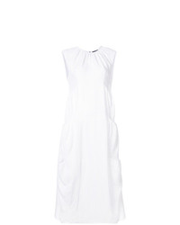 Белое платье-миди от Roberta Furlanetto