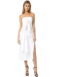 Белое платье-миди от Shakuhachi