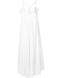 Белое платье-миди от The Great
