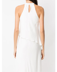 Белое платье-миди от Egrey