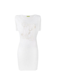 Белое платье-миди от Versace Jeans