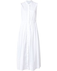 Белое платье-миди