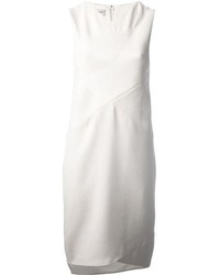 Белое платье прямого кроя