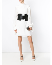 Белое платье прямого кроя от Tufi Duek