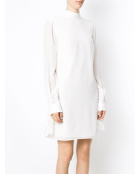Белое платье прямого кроя от Tufi Duek