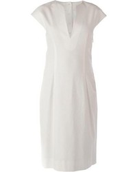Белое платье прямого кроя от Acne Studios