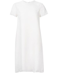 Белое платье прямого кроя от ASTRAET