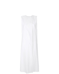 Белое платье прямого кроя от Demoo Parkchoonmoo