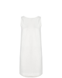 Белое платье прямого кроя от Dondup