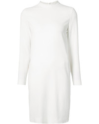 Белое платье прямого кроя от Fabiana Filippi