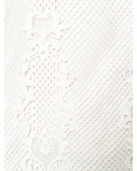 Белое платье прямого кроя от Twin-Set