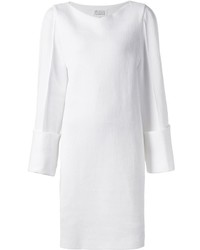 Белое платье прямого кроя от Maison Margiela
