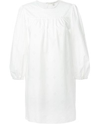 Белое платье прямого кроя от Marc Jacobs