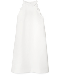 Белое платье прямого кроя от Miu Miu