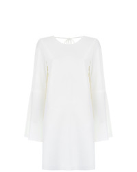Белое платье прямого кроя от OSKLEN