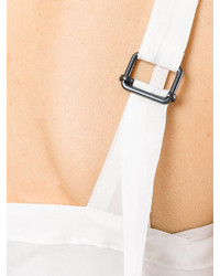 Белое платье прямого кроя от Ann Demeulemeester