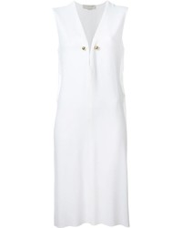 Белое платье прямого кроя от Stella McCartney