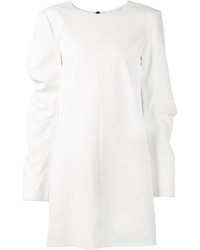Белое платье прямого кроя от Vera Wang