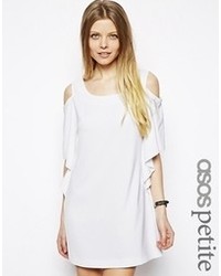 Белое платье прямого кроя
