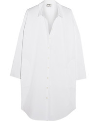 Белое платье-рубашка от Acne Studios