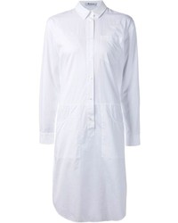 Белое платье-рубашка от Alexander Wang