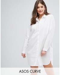 Белое платье-рубашка от Asos