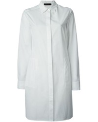 Белое платье-рубашка от Calvin Klein