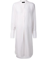 Белое платье-рубашка от Christophe Lemaire