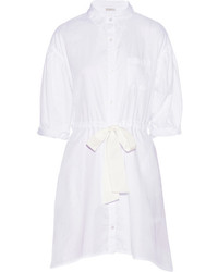 Белое платье-рубашка от Clu