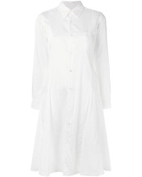 Белое платье-рубашка от Comme des Garcons