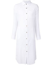 Белое платье-рубашка от Current/Elliott