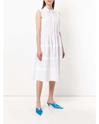 Белое платье-рубашка от Vivetta