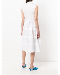 Белое платье-рубашка от Vivetta