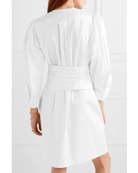 Белое платье-рубашка от Isabel Marant
