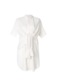 Белое платье-рубашка от Henrik Vibskov