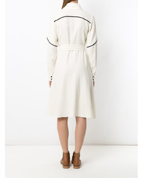 Белое платье-рубашка от Olympiah