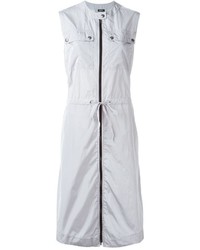 Белое платье-рубашка от Jil Sander Navy
