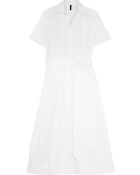 Белое платье-рубашка от Lisa Marie Fernandez