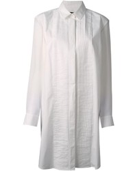 Белое платье-рубашка от McQ by Alexander McQueen