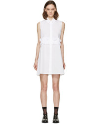 Белое платье-рубашка от MCQ