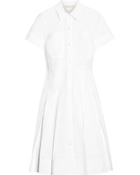 Белое платье-рубашка от MICHAEL Michael Kors