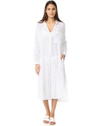 Белое платье-рубашка от Mikoh