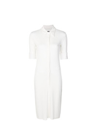 Белое платье-рубашка от MM6 MAISON MARGIELA